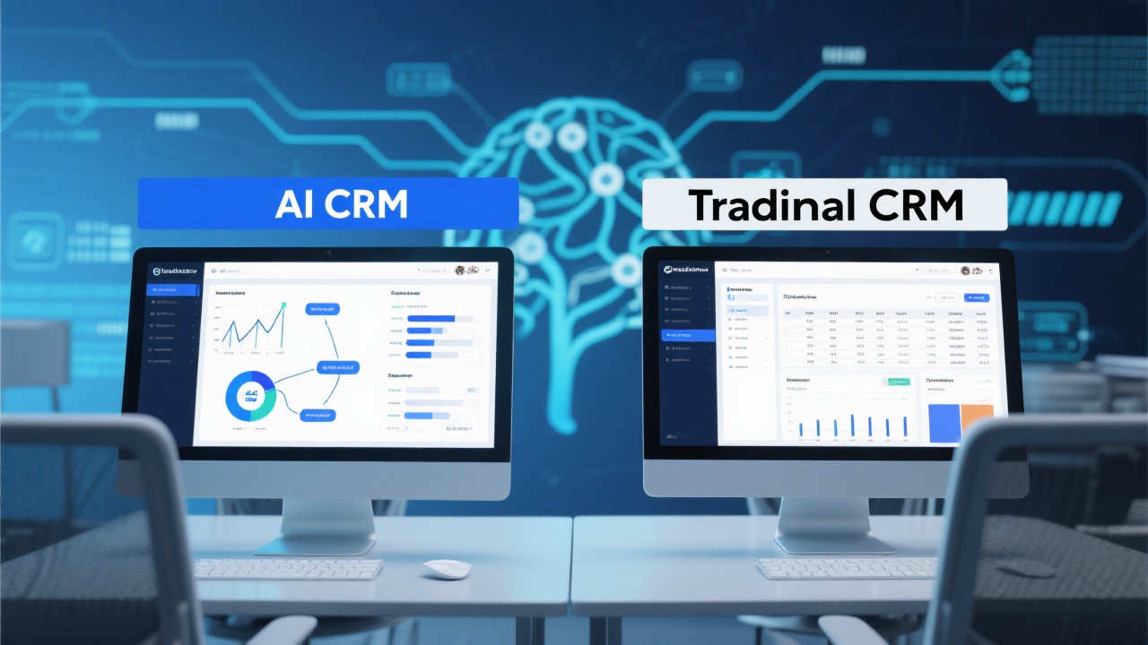 AI CRM与传统CRM的区别在哪里？一次看懂核心差异
