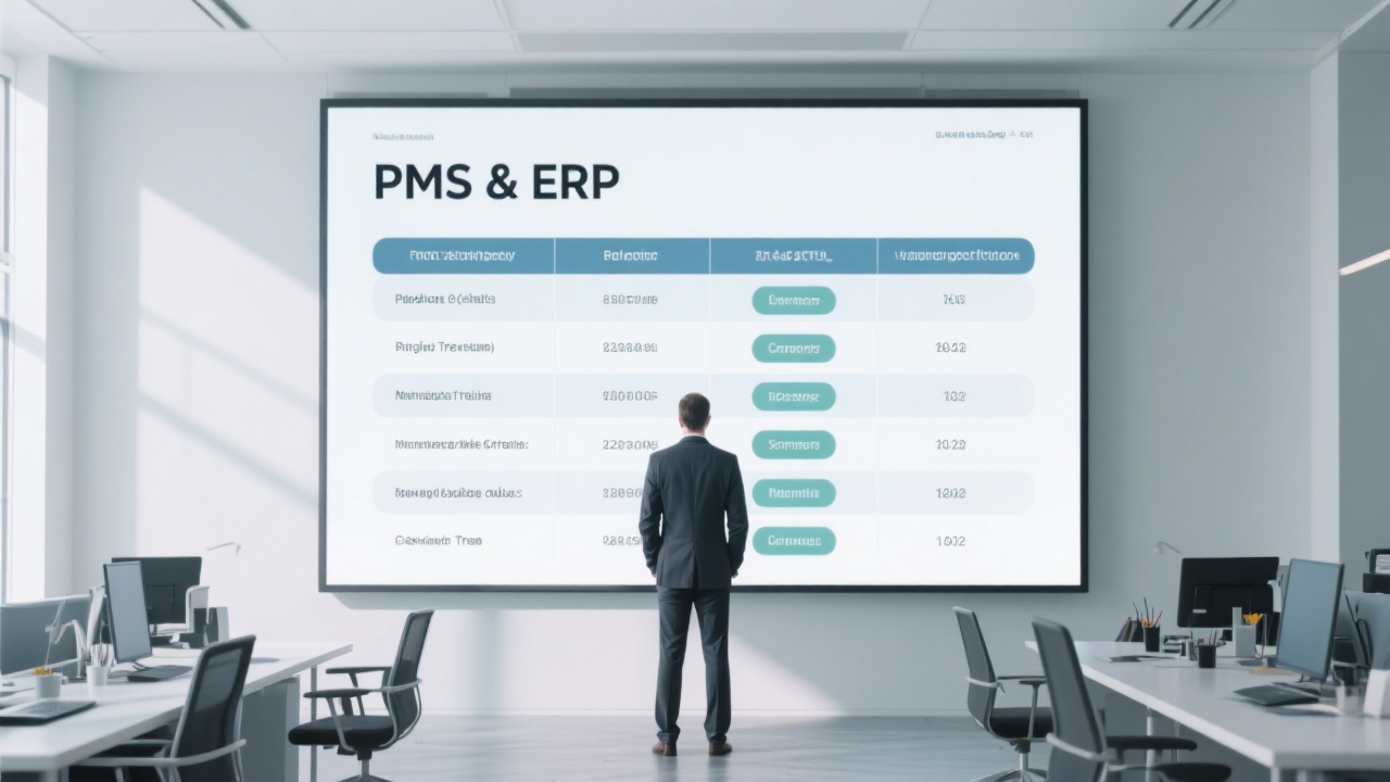 PMS与ERP的区别在哪里？用表格告诉你两者的本质差异