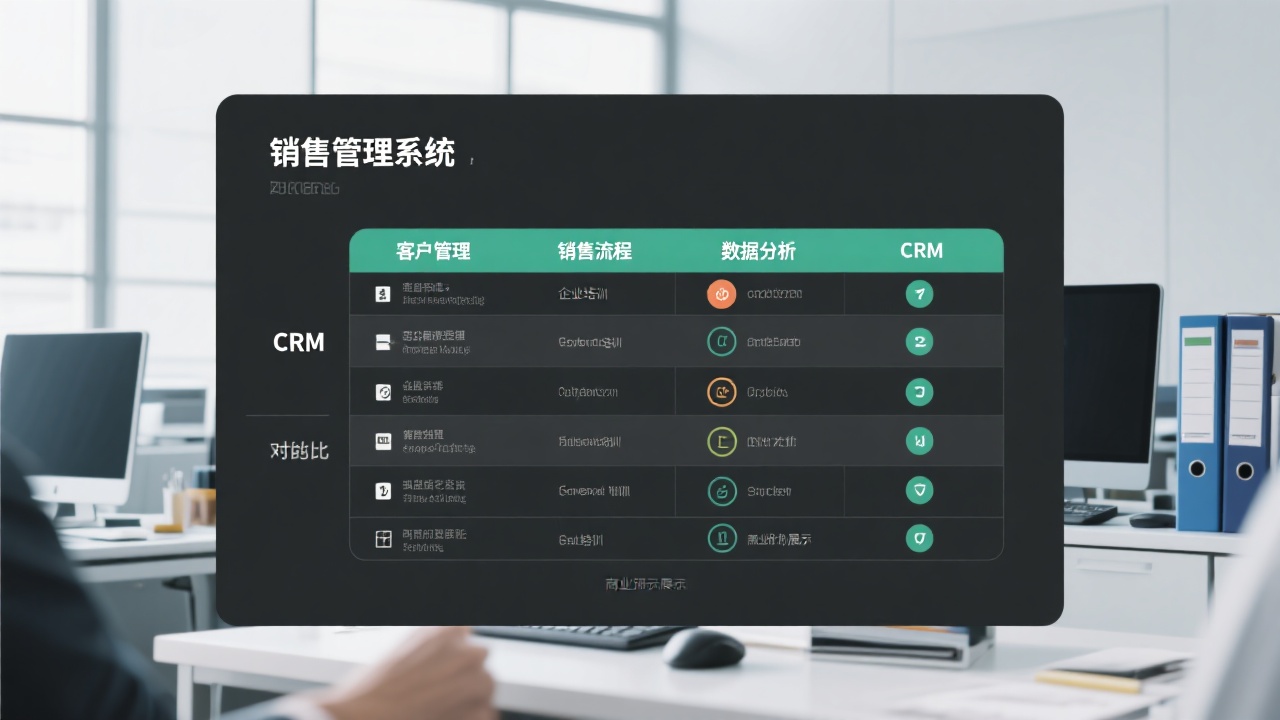 销售管理系统与CRM的区别是什么？用表格告诉你到底差在哪