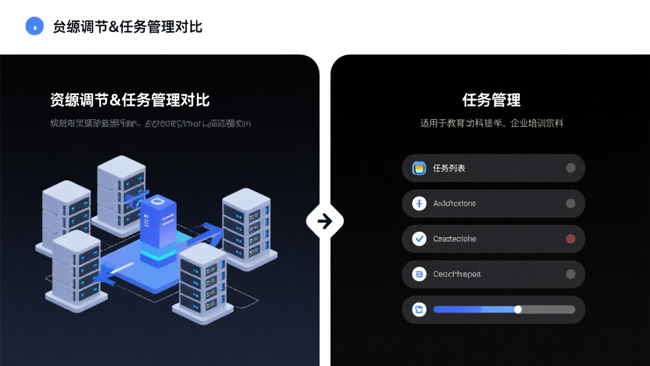 资源调度与任务管理的区别在哪里？一张图告诉你真相
