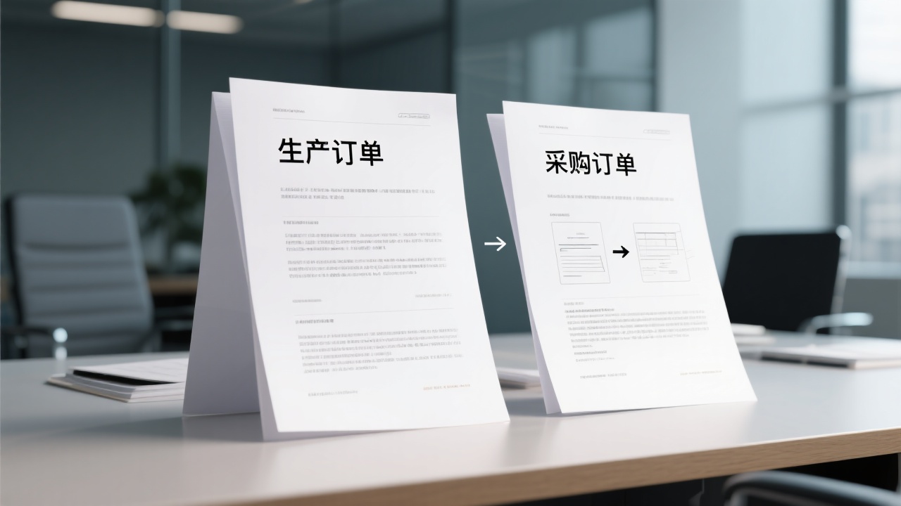 生产订单与采购订单的差异对比：看完你就明白了