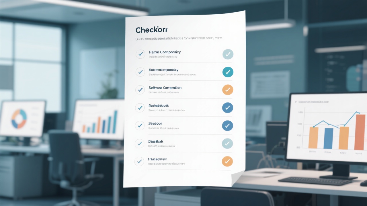 设备数据统计软件实施前的完整检查清单