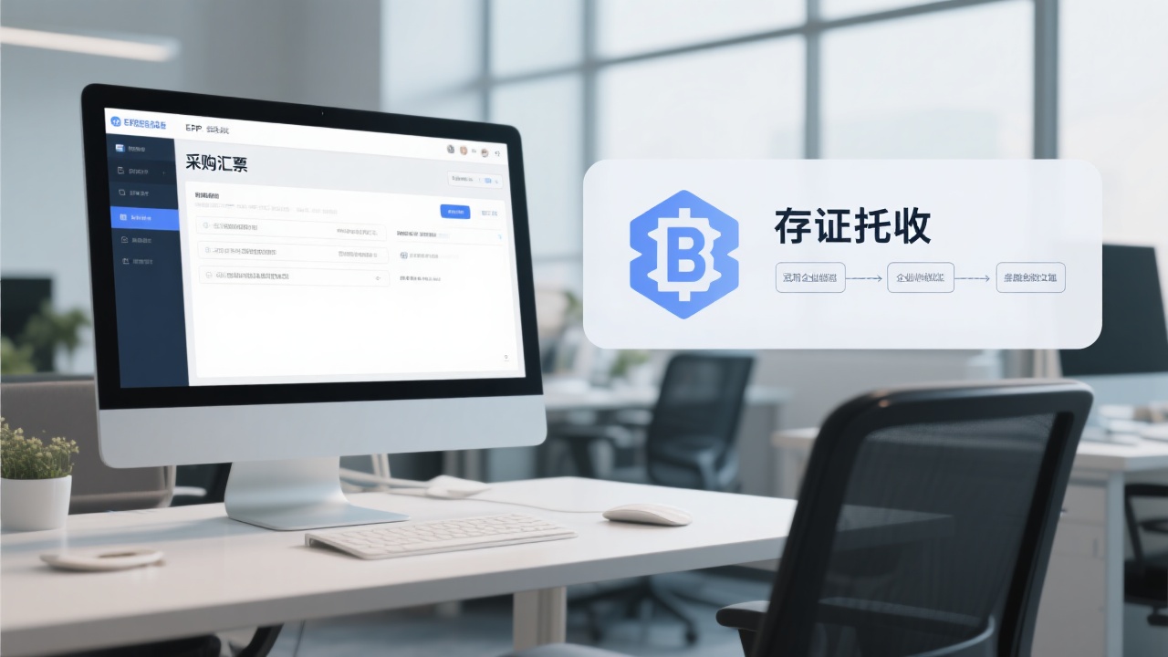 ERP系统采购汇票，区块链存证托收怎么操作？