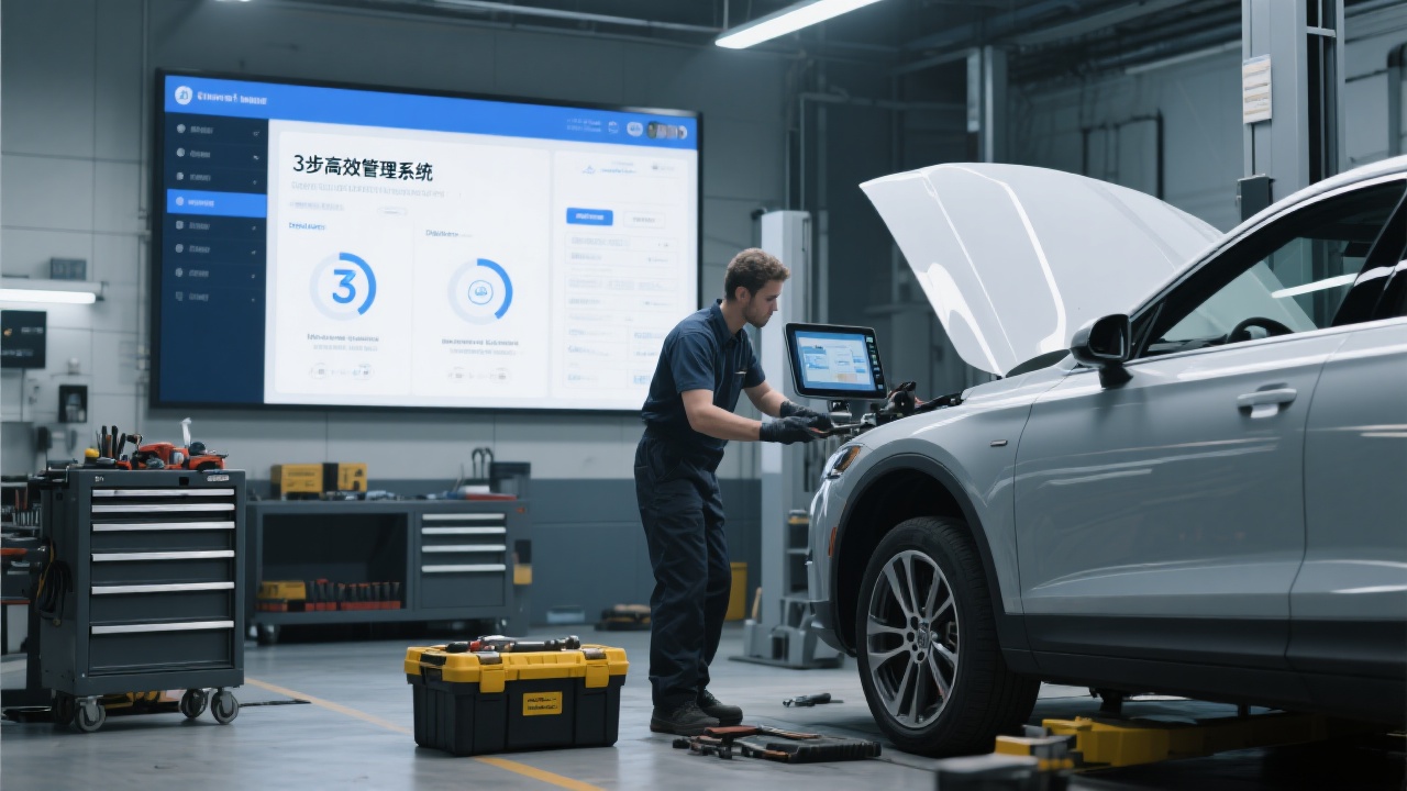 汽修快速开发系统：如何3步搞定高效维修管理？