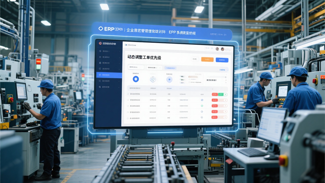 ERP系统如何动态调整生产工单优先级？