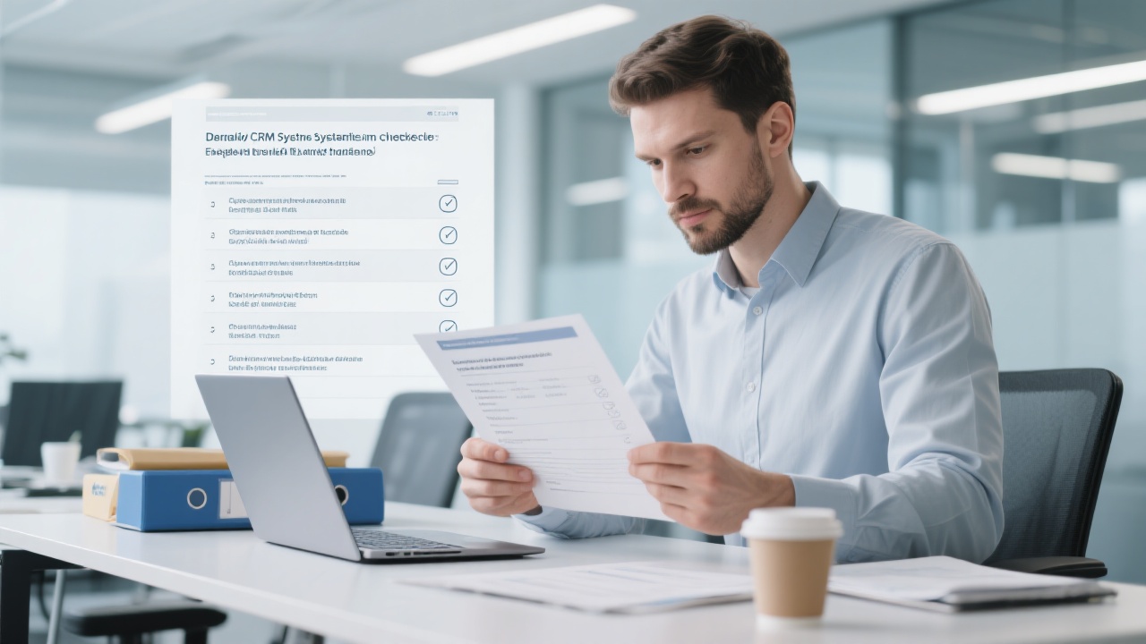 CRM系统实施前的完整检查清单