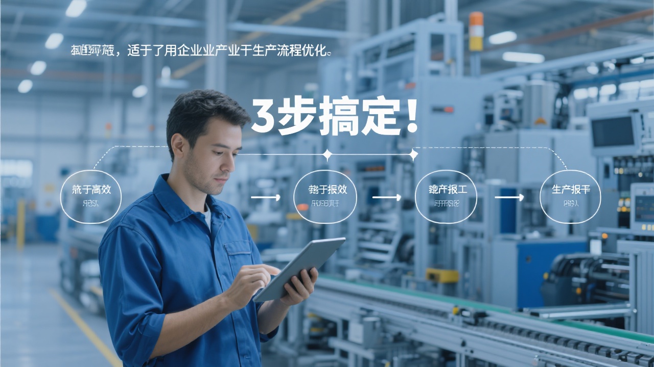 如何快速搭建生产报工工具？3步搞定高效管理！
