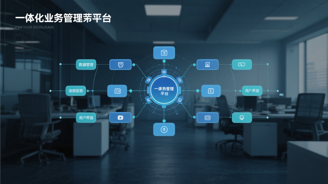 一体化业务管理平台的组成结构是怎样的？一张图讲清楚