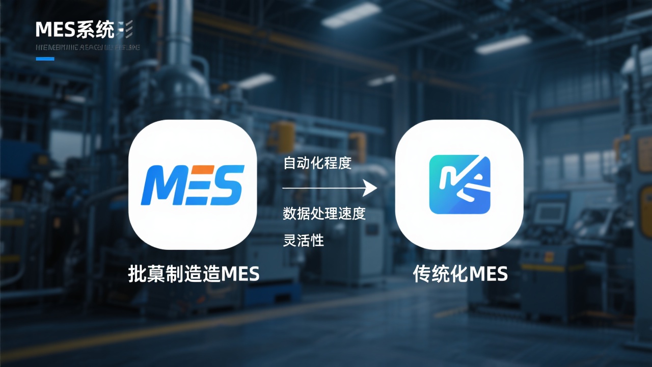 批量制造MES与传统MES的区别在哪里？一张图看清差异