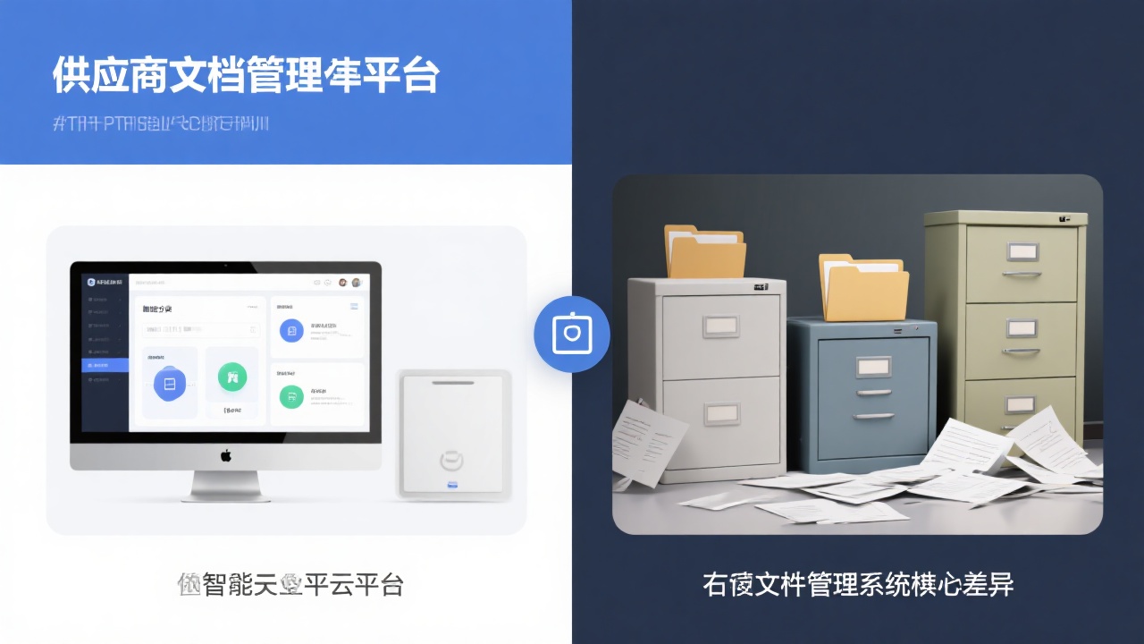 供应商文档管理平台与传统文件管理的核心区别
