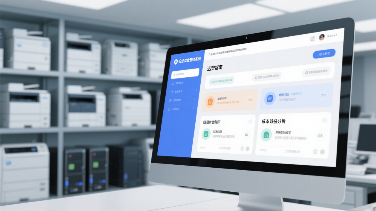 企业设备管理系统：如何选型才能省钱又高效？
