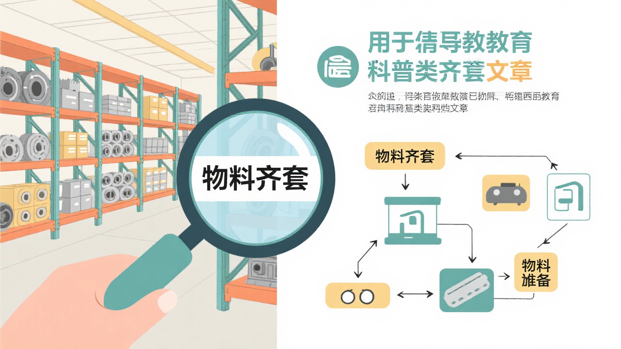 什么是物料齐套？用最简单的话解释这个复杂术语