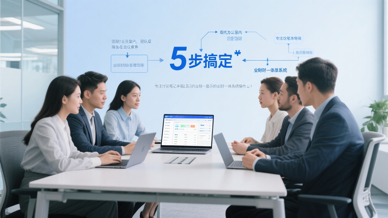 如何快速搭建业财一体系统？5步搞定高效管理