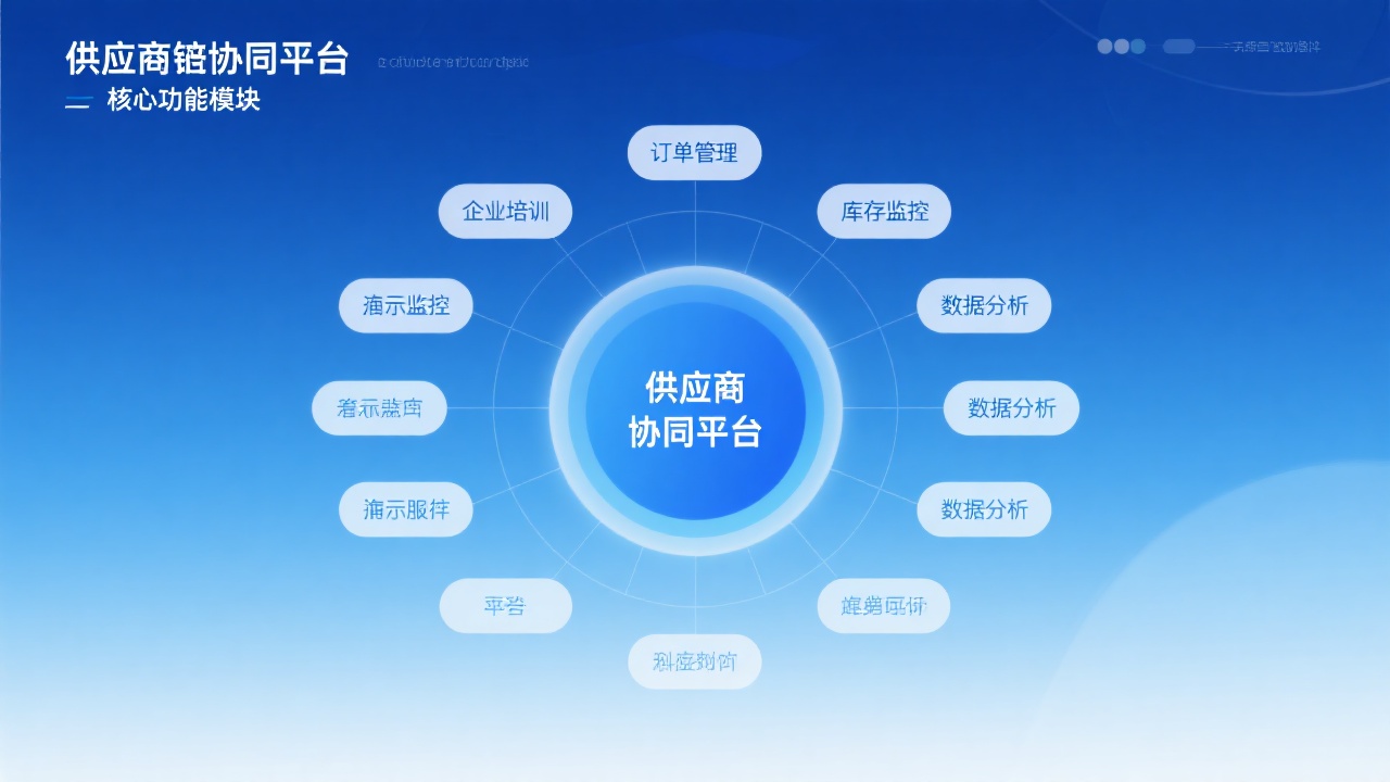 供应商协同平台的功能组成有哪些？全面盘点核心模块