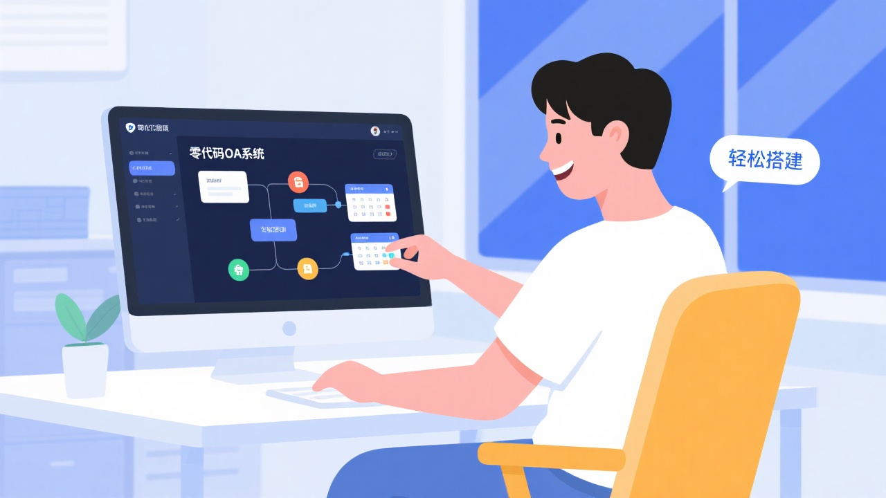 零代码搭建行政OA系统，小白也能轻松上手？