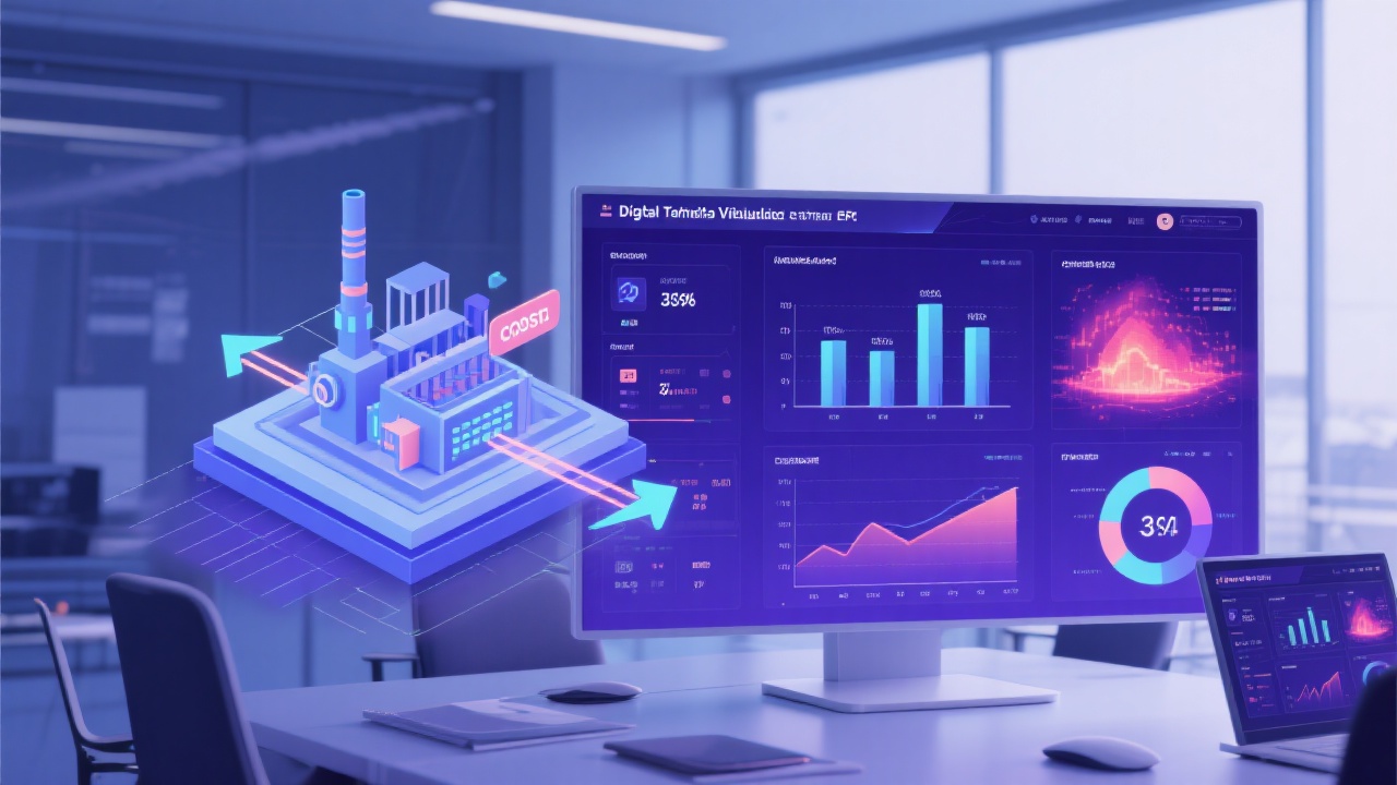 ERP系统成本高?数字孪生可视化帮你精准分析!