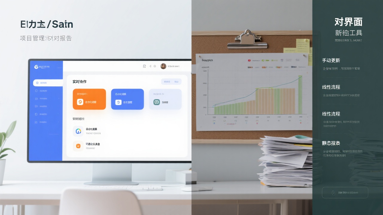 项目任务管理软件和传统项目管理工具的主要差异