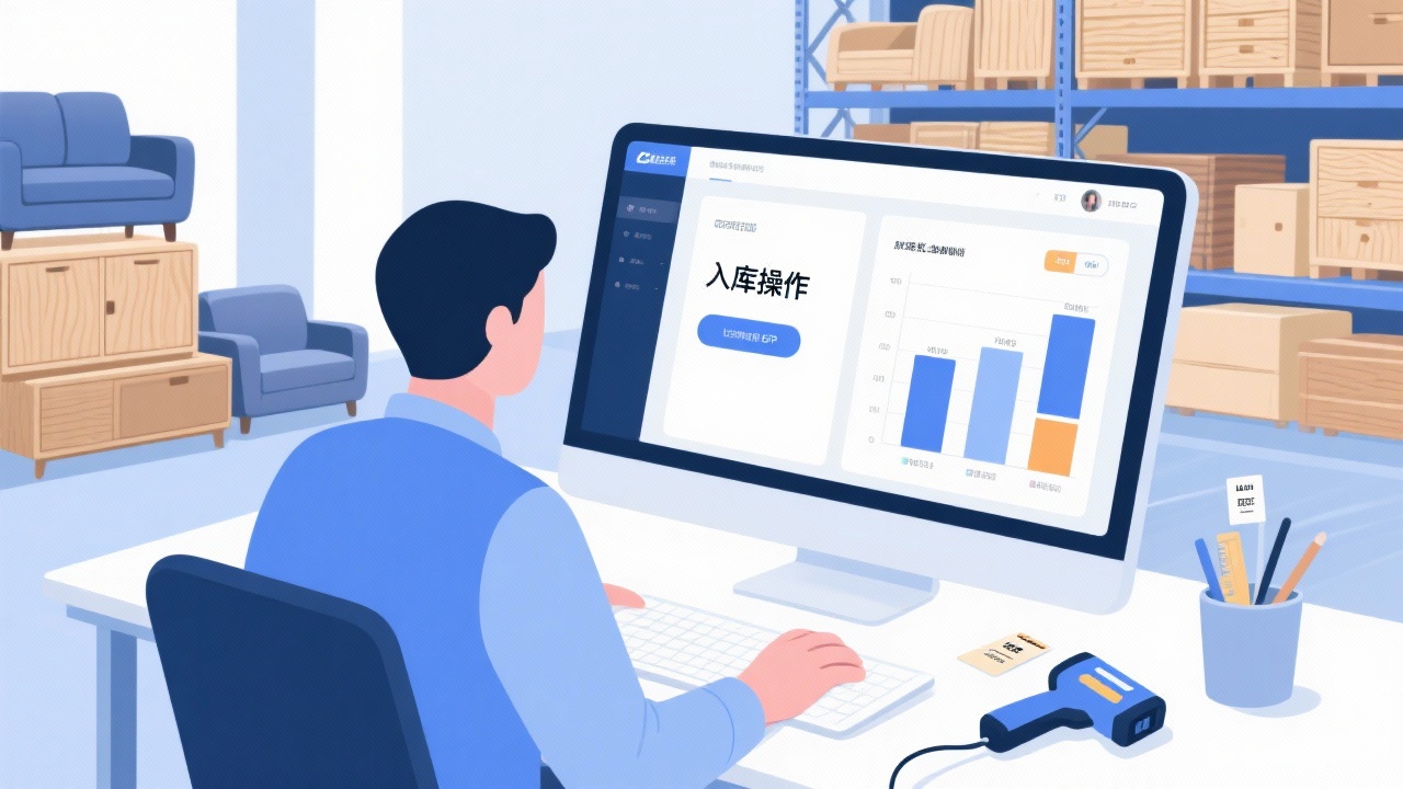 ERP家具生产管理软件入库操作指南，轻松搞定库存管理！