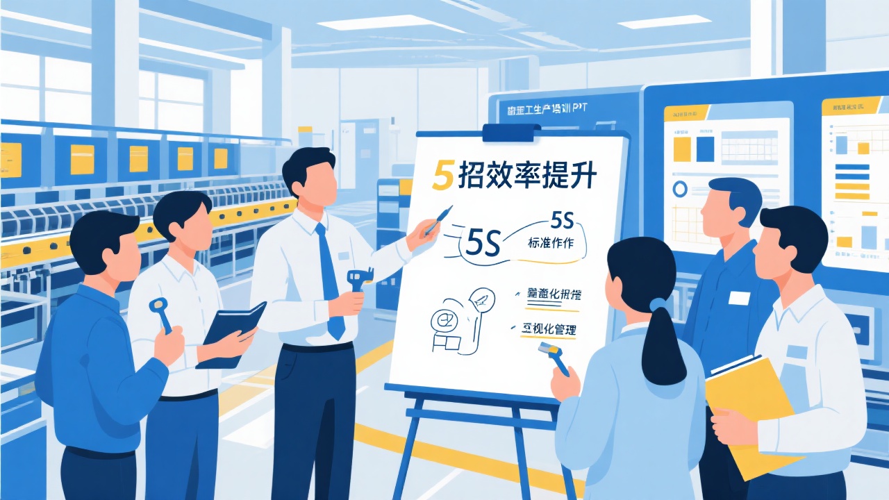 生产管理方法与现场改善：5招搞定效率提升！