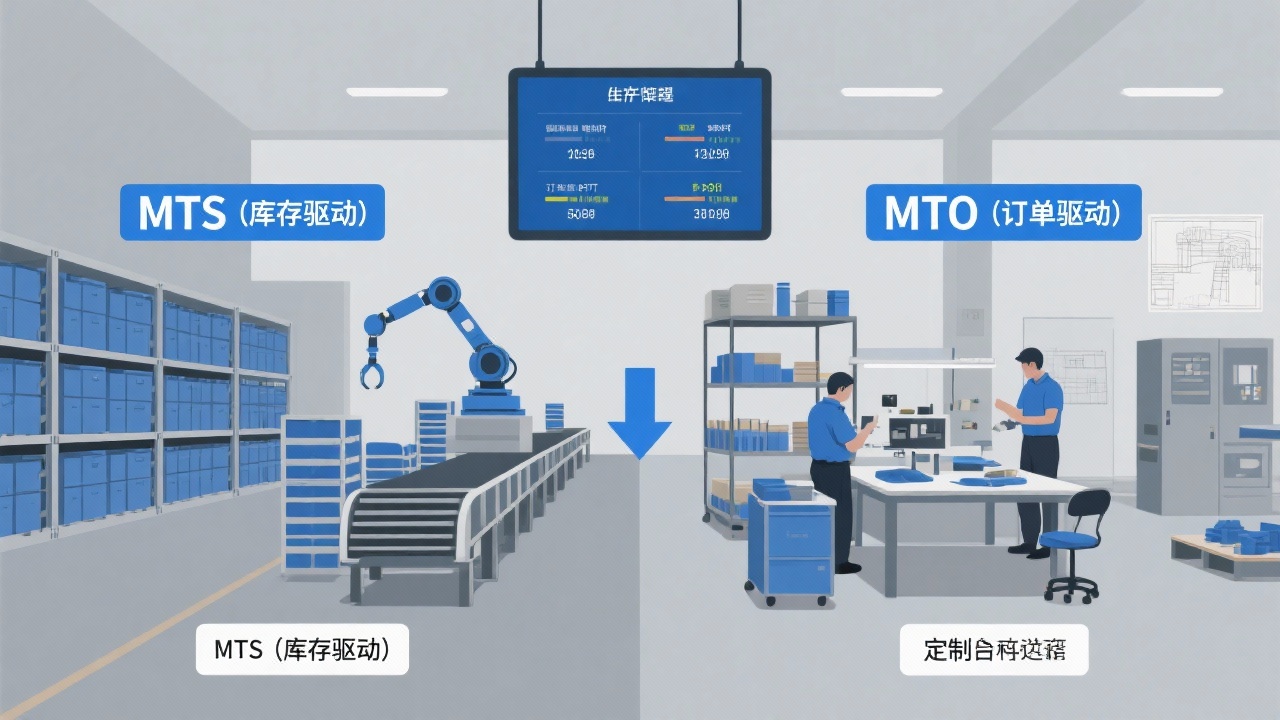 MTS (按库存生产) 与 MTO 的区别是什么？一张图告诉你