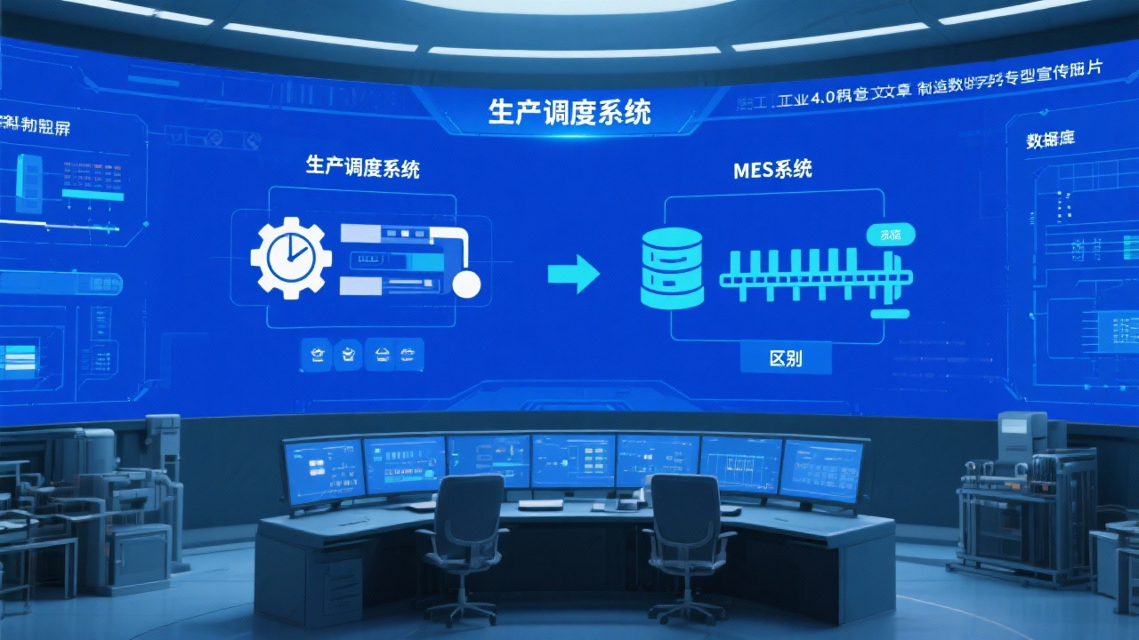 生产调度系统是MES系统吗？揭秘两者区别！