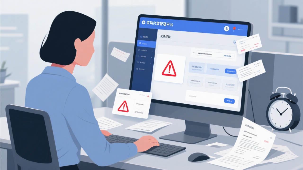 采购付款管理平台应用中常见的失败原因