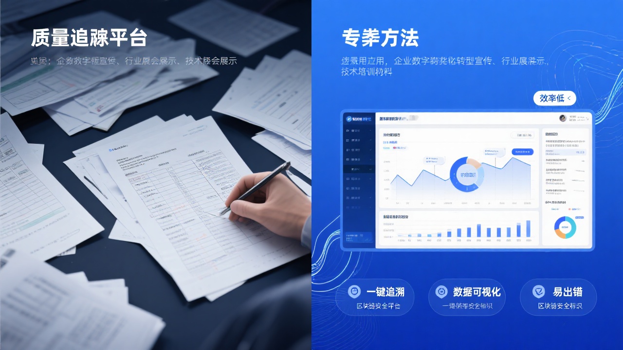 质量追溯平台与传统方法的核心区别