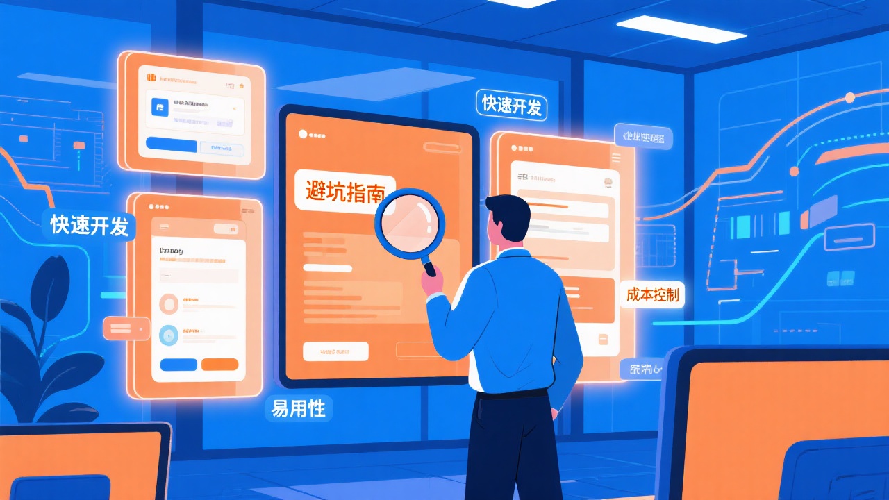 中小企业快速开发平台怎么选？5分钟教你避坑！