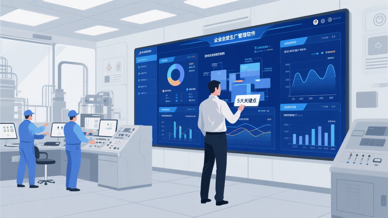 企业生产管理软件怎么选？这5个关键点你必须知道！