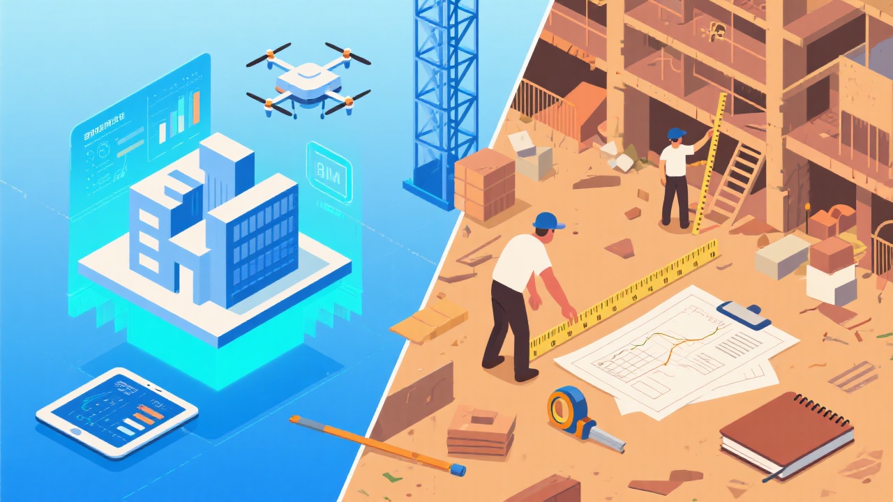 建筑行业质量管控与传统方法的核心区别