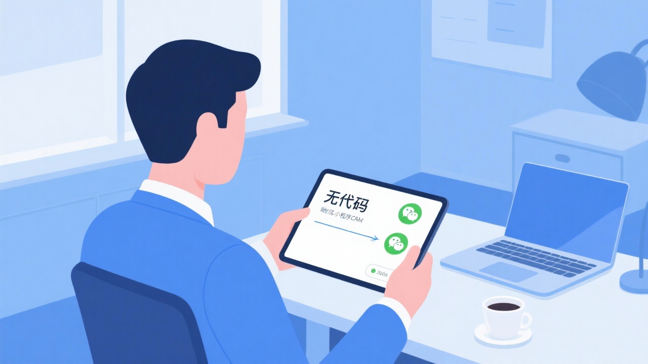 不用写代码也能用？无代码微信小程序CRM真的这么神？