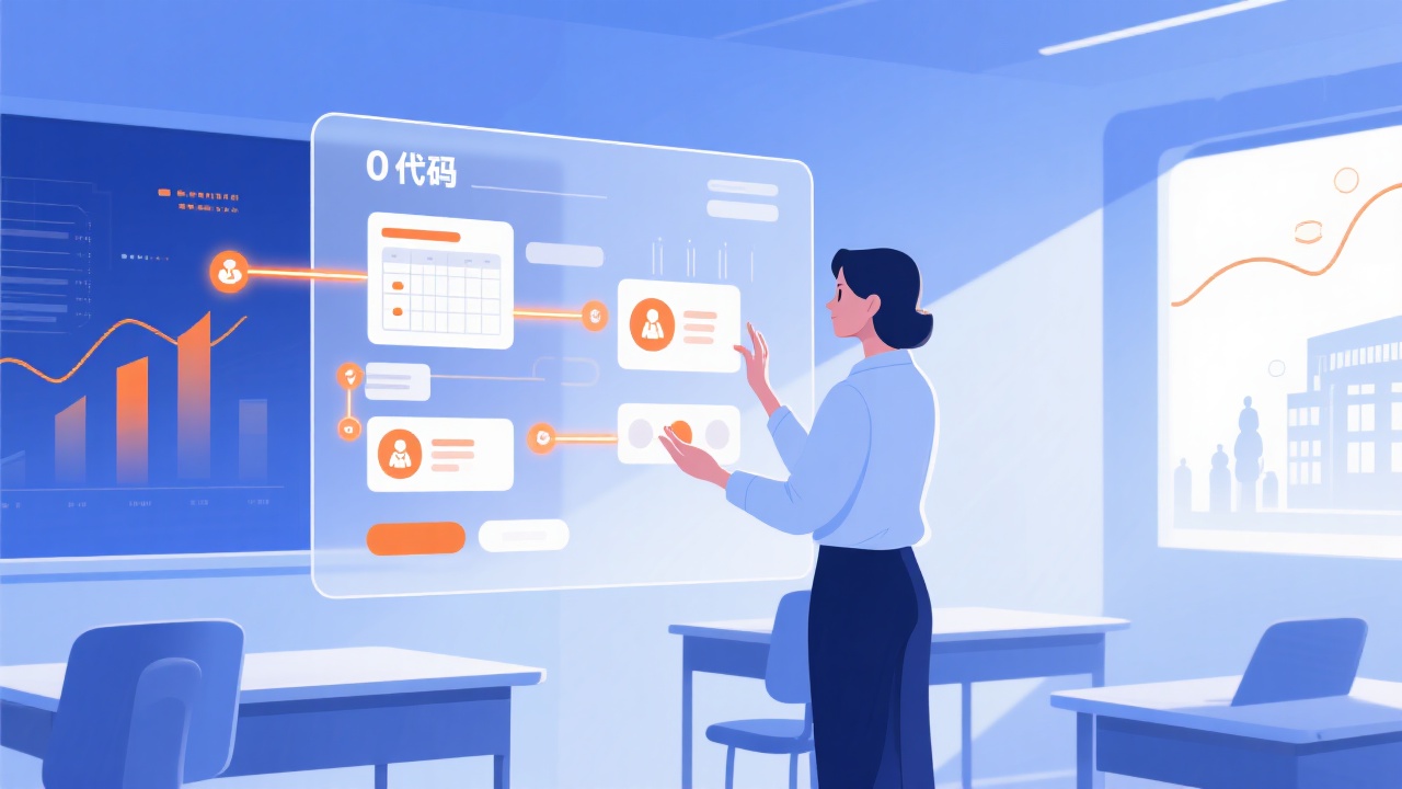 无代码智慧教育平台：轻松搭建教学系统，真的这么简单？