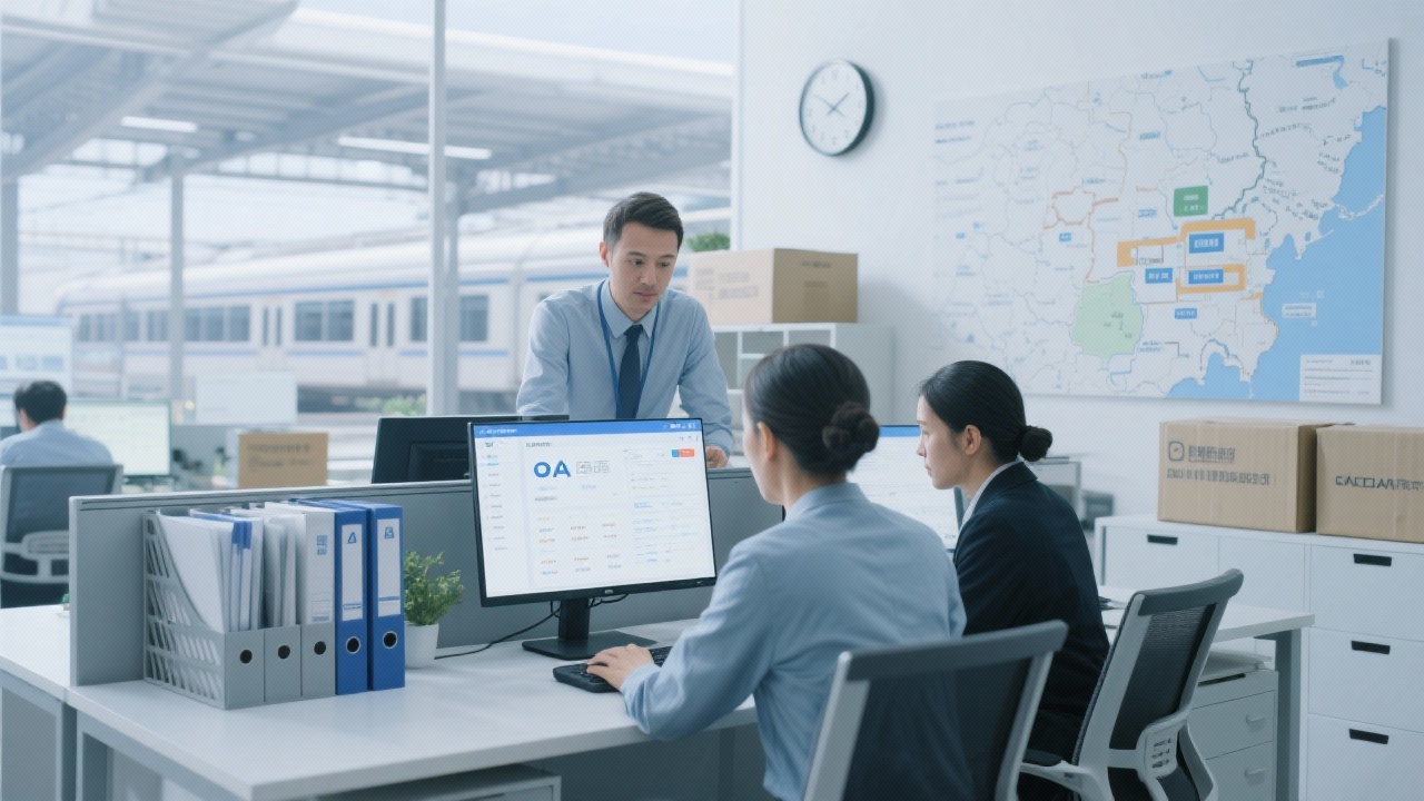 火车站物流企业必备：OA软件怎么选？高效管理秘诀！