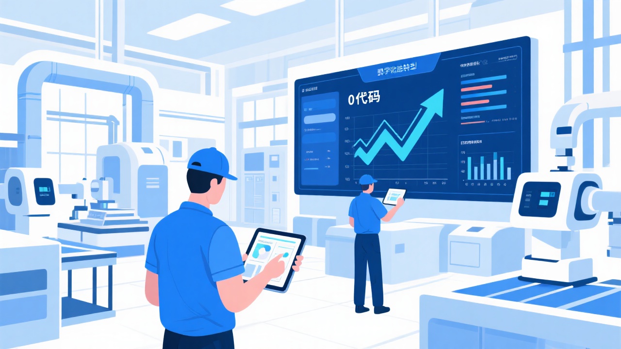 零代码开发生产报工解决方案，真的能提升效率吗？