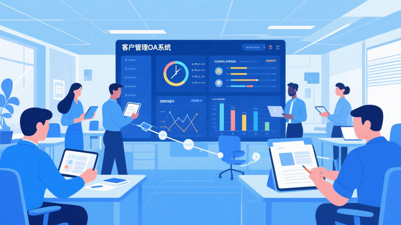 为什么选只有客户管理的OA系统？企业效率翻倍的秘密！