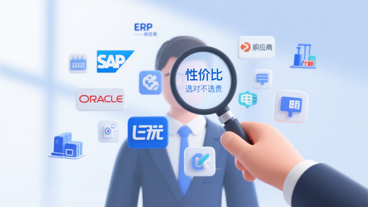 2025年,ERP的供应商有哪些?选对不选贵!