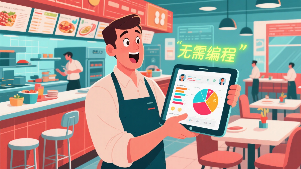 无需编程！无代码餐饮数据分析真的这么神？