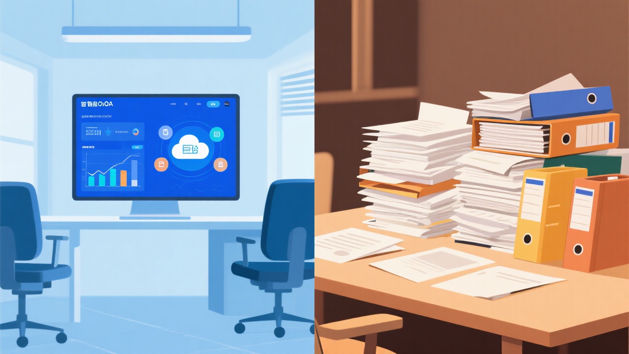 智能OA与传统办公方式的差异对比:哪一种更适合你?