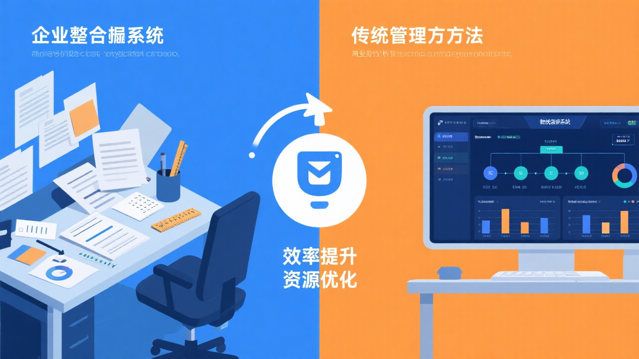 企业资源整合系统与传统管理方法的核心区别