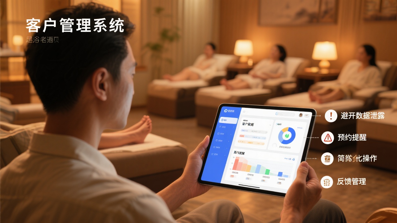 如何选对足浴客户关系管理系统?避开这些坑!