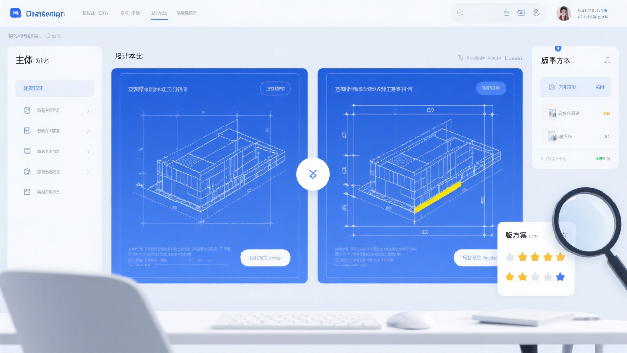 设计图纸版本对比系统：如何轻松选出最优方案？