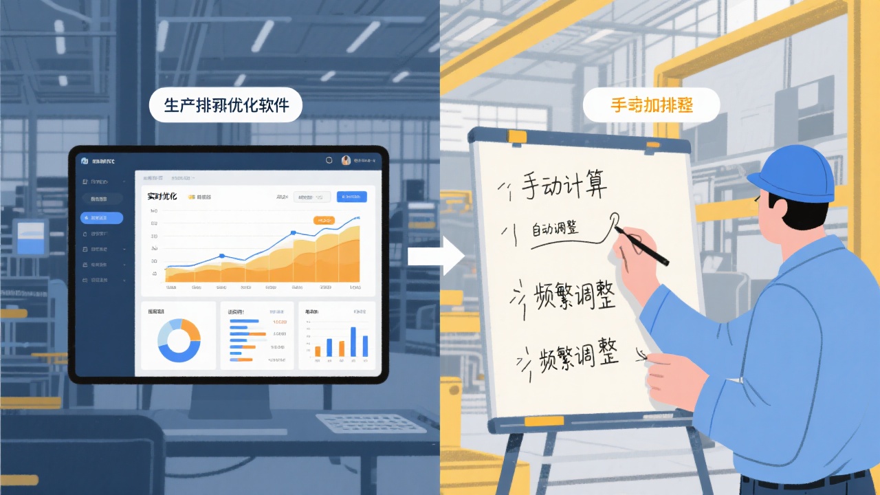 生产排程优化软件和手动排程的优劣对比