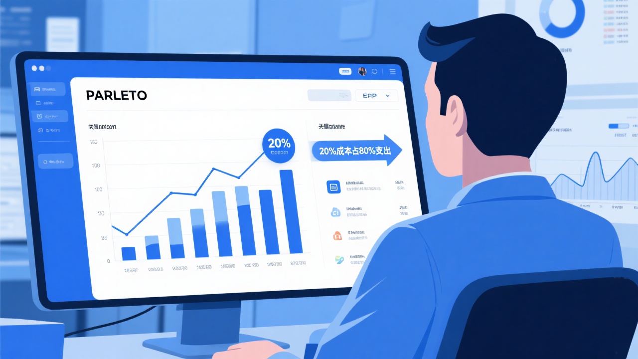 ERP系统成本分析必杀技:帕累托图应用详解