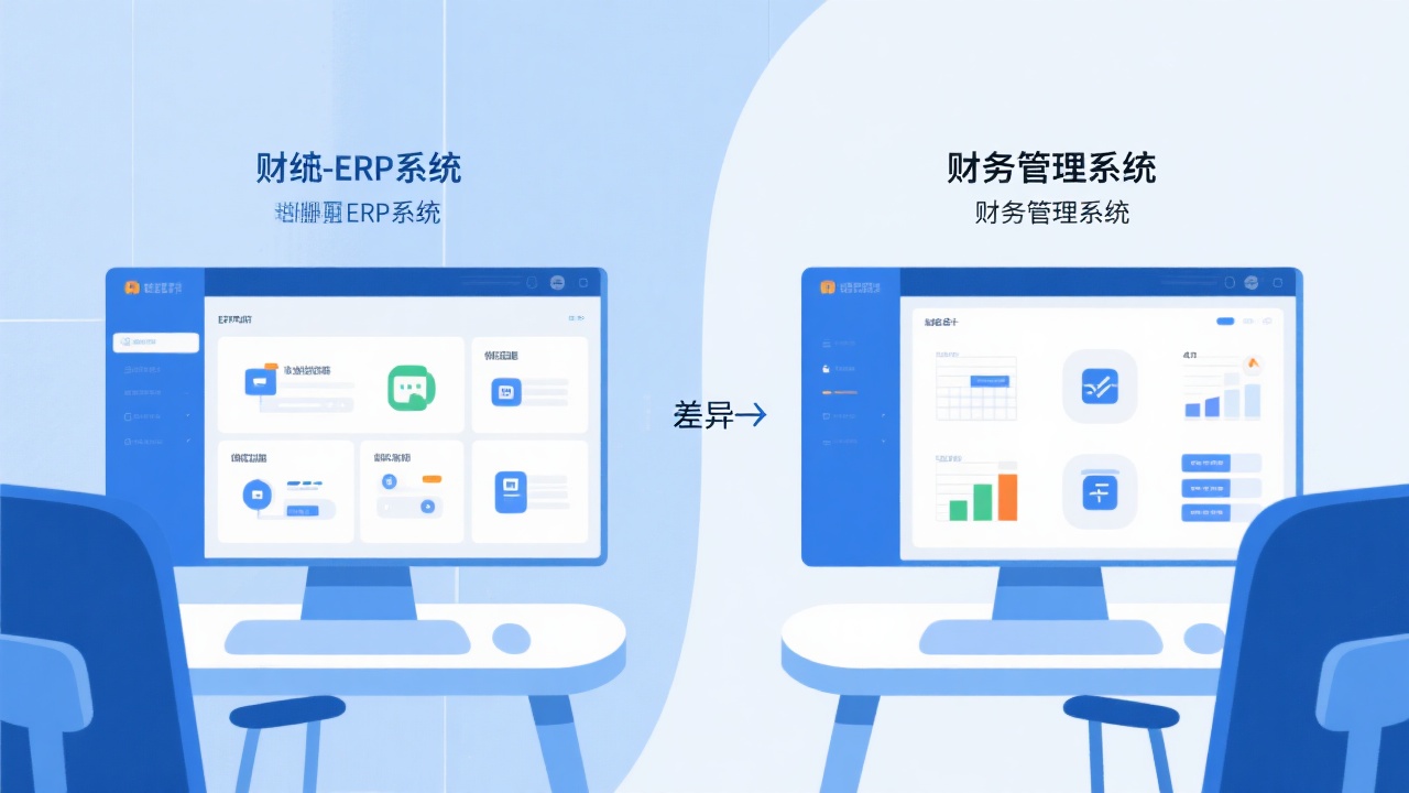 财务ERP与财务管理系统的差异在哪里？原理性对比解析