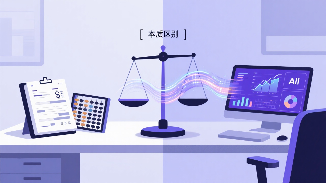 财务数据分析工具与传统财务方法的本质区别