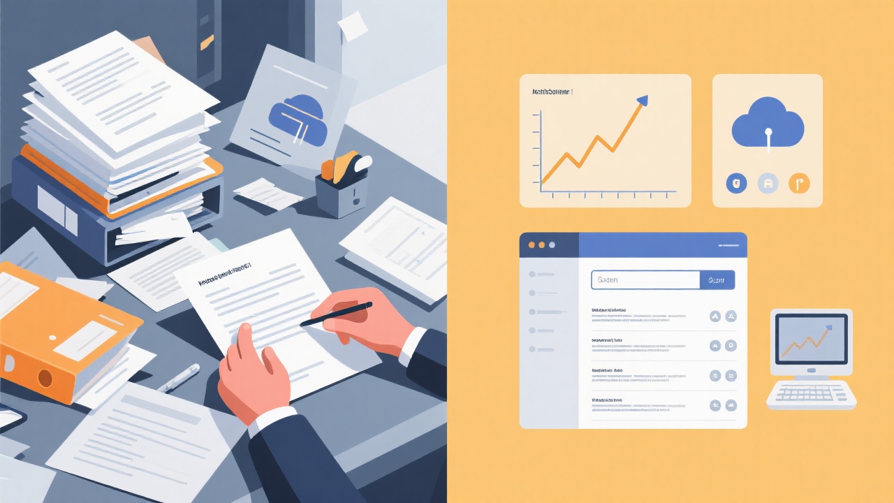 客户合同管理工具与传统合同管理的核心区别