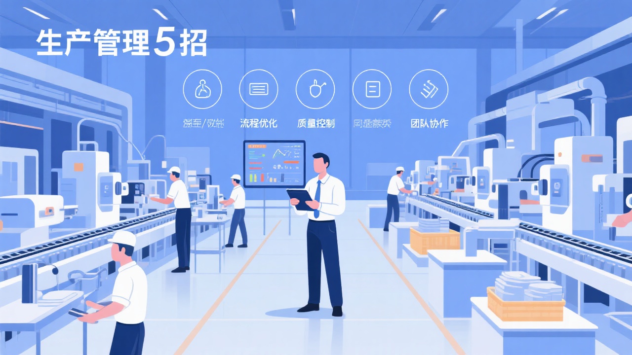 生产管理怎么做？掌握这5招轻松搞定！