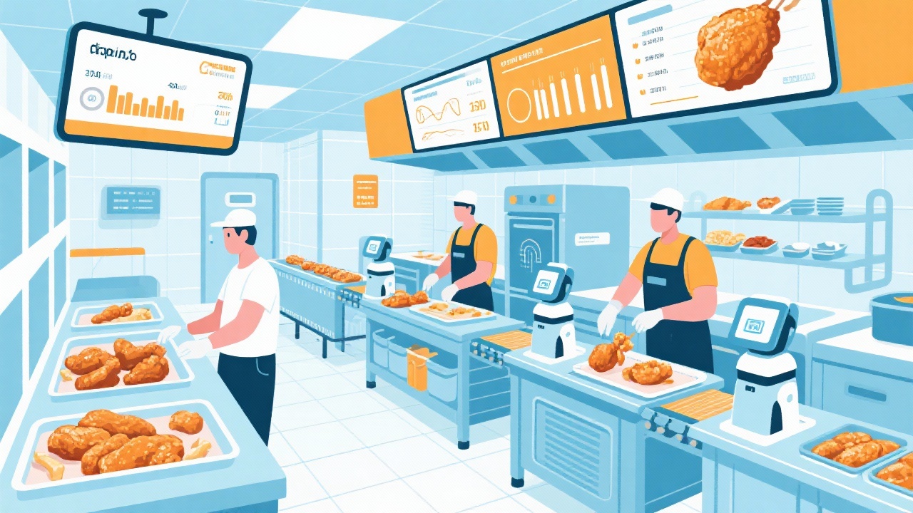 炸鸡店如何设计高效生产管理系统？