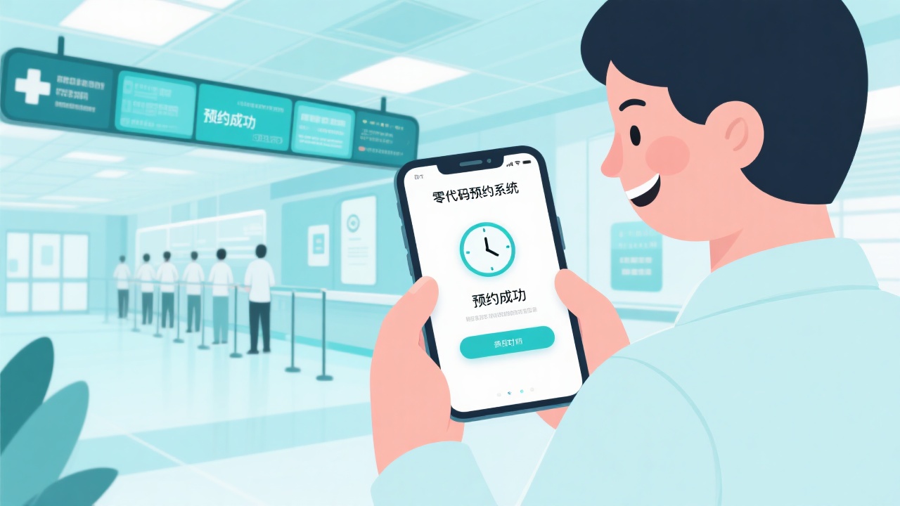 零代码医疗预约系统，轻松搞定就医排队烦恼？
