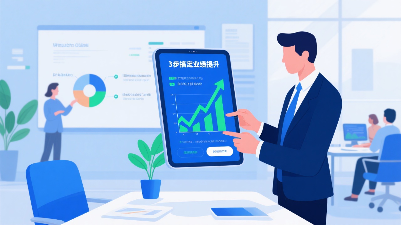 快速搭建业绩提成管理软件，3步搞定业绩提升！